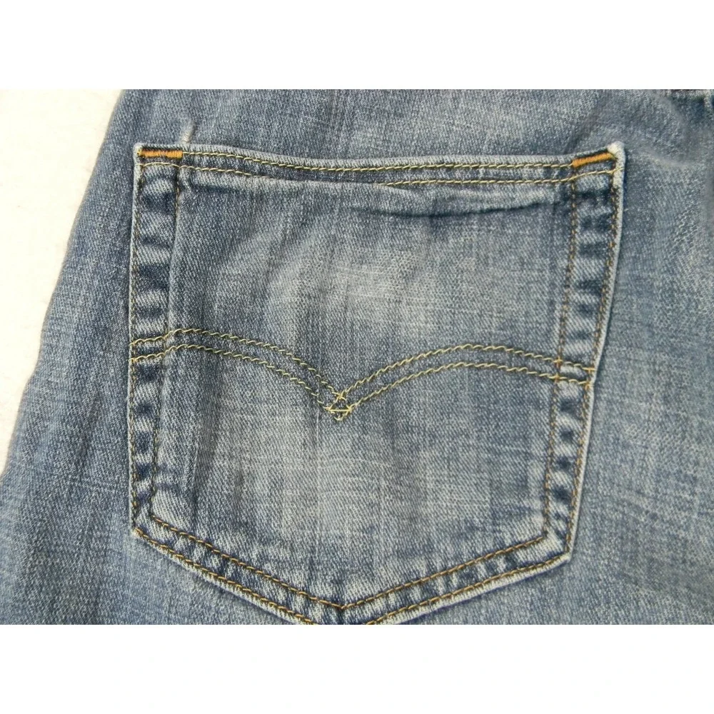 Levi's‎ 505 jeans Men's 34 x 30 Regular Fit Straight blue stretch denim pants